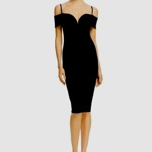 Nookie off the shoulder midi dress
